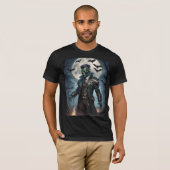 T-shirt Le monstre de Halloween Steampunk Frankenstein (Devant entier)