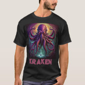 T-shirt Le monstre de la mer de Kraken (Devant)