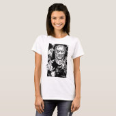 T-shirt Le monstre échappe aux filles T (Devant entier)