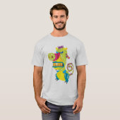 T-shirt Le monstre grincent (Devant entier)
