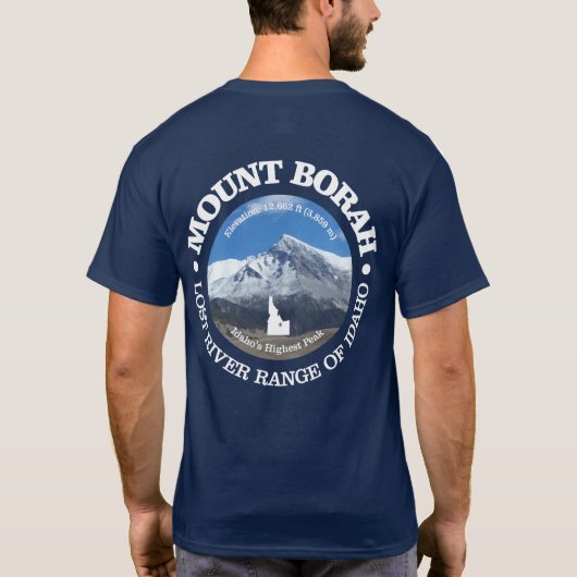 T-shirt Le mont Borah (Dos)