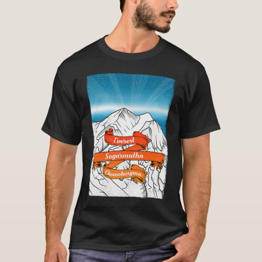 T-shirt Le mont Everest (Devant)