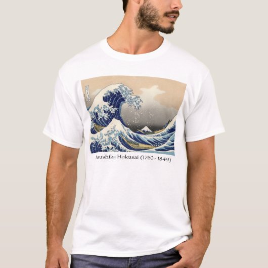 T-shirt Le mont Fuji de Hokusai (Devant)