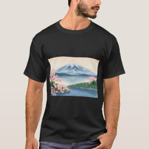 T-shirt Le Mont Fuji Japon Nature Tee