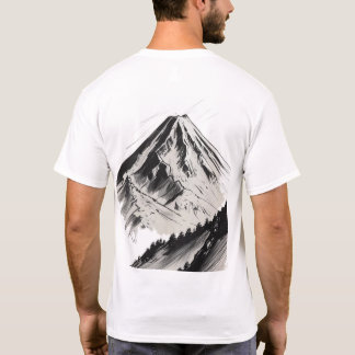 T-shirt Le Mont Fuji japonais