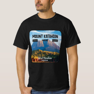 T-shirt Le mont Katahdin à l'usa principal grande montagne