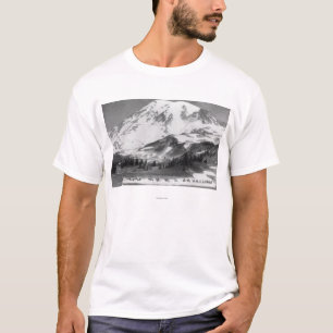 T-shirt Le mont Rainier, Mazama Ridge de croisement de WA