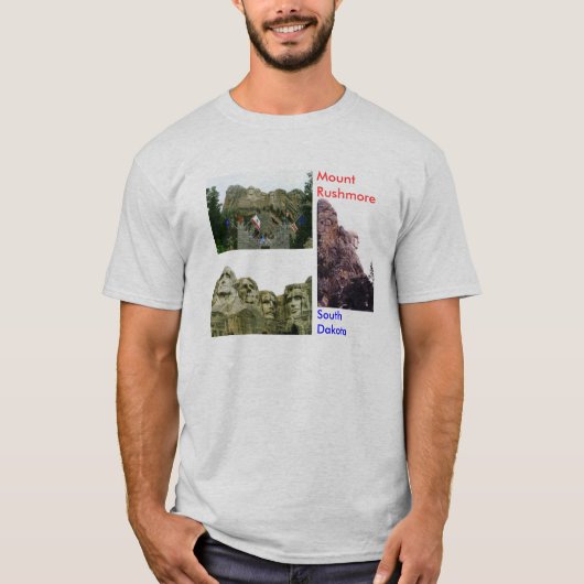 T-shirt Le mont Rushmore (Devant)