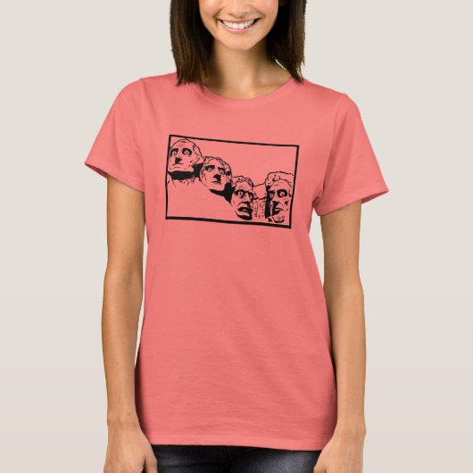 T-shirt Le Mont Rushmore choquant (Devant)
