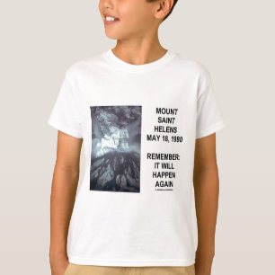 T-shirt Le Mont Saint Helens le 18 mai 1980 se produira