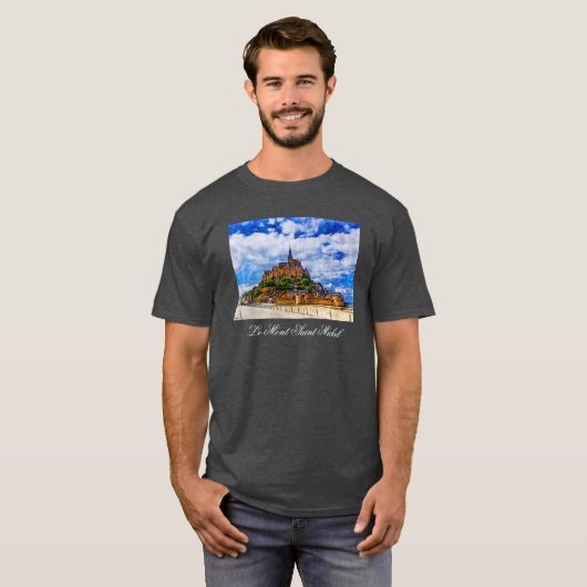 T-shirt Le Mont Saint Michel (Devant entier)