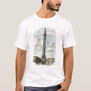 T-shirt Le monument, gravé par William Henry Toms (c.17