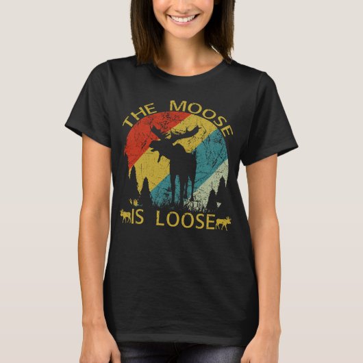 T-SHIRT LE MOOSE EST LOIN (Devant)
