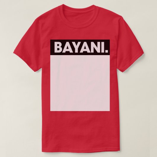 T-shirt Le mot de Bayani pinoy (Design devant)