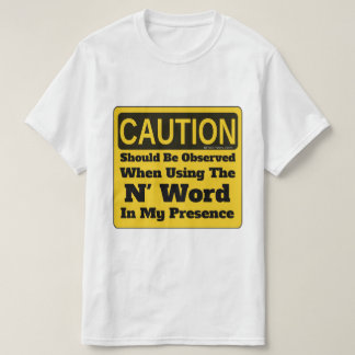 T-shirt Le mot N