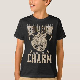 T-shirt Le Moteur De Corps Reconstruit D'Origine Fonctionn