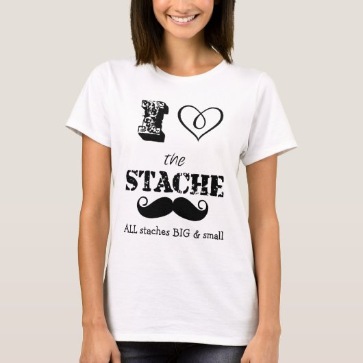 T-shirt Le Motif de la moustache Stache (Devant)