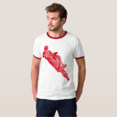 T-shirt Le motocross est la vie (Devant entier)