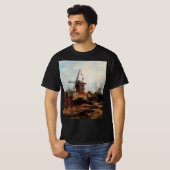 T-shirt Le Moulin de Blute Fin par Vincent van Gogh (Devant entier)
