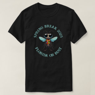 T-shirt Le moustique dans une chemise tropicale - peut per