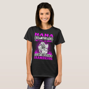 T-shirt Le moyen non maigre de Nana ne salissent toujours