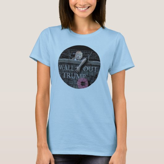T-shirt Le mur Trump (Devant)