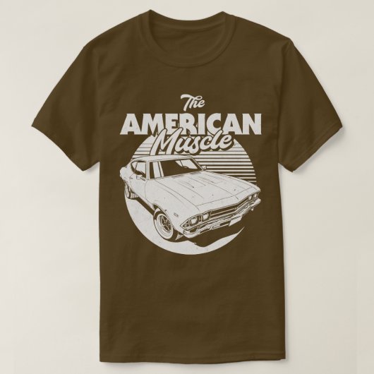 T-SHIRT LE MUSCLE AMÉRICAIN 5 (Design devant)