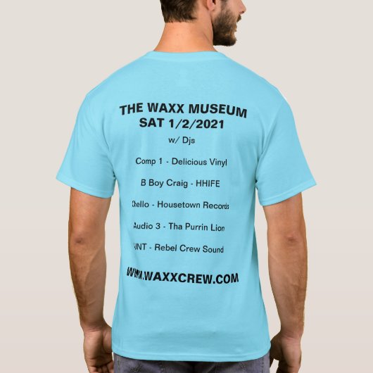 T-SHIRT LE MUSÉE WAXX - 1/2/2021 (Dos)