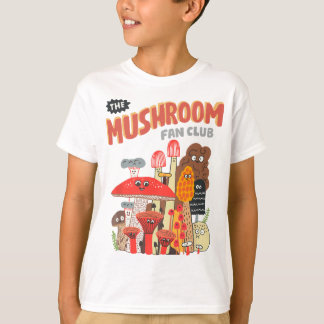 T-shirt Le Mushroom Fan Club Retro Cute Cottagecore Mushr