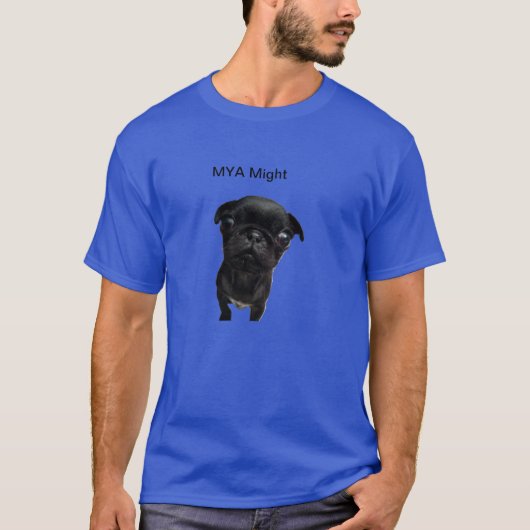 T-shirt Le Mya pourrait bleu (Devant)