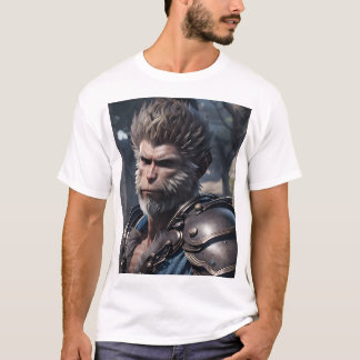 T-shirt Le mythe noir wukong héros mythique