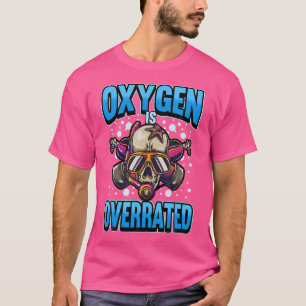 T-shirt Le nageur de water-polo Oxygen Is Overrated plonge