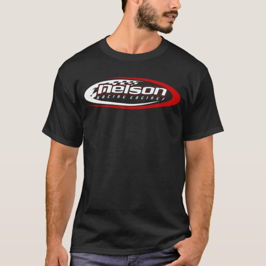 T-shirt Le Nelson emballant le logo de moteurs (Devant)