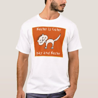 T-shirt Le neutre est plus mignon (le chat)