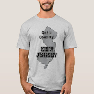 T-shirt Le New Jersey est le PAYS d'un DIEU