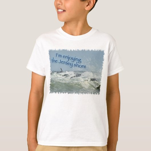 T-shirt Le New Jersey Shore (Devant)