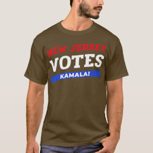 T-shirt Le New Jersey vote Kamala 1