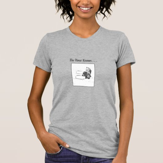 T-shirt Le Nez Connaît L'Espagnol Cocker (Devant)