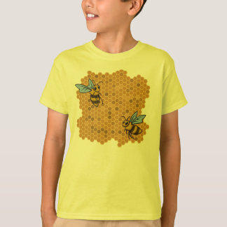 T-shirt Le nid d'abeilles gaffent des abeilles