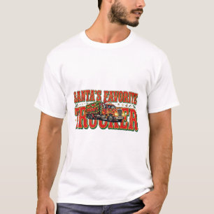 T-shirt Le Noël du camionneur préféré du Père Noël