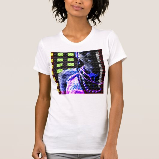 T-shirt Le noir est beau (Devant)
