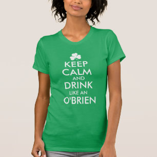 T-shirt Le nom de famille irlandais personnalisé gardent