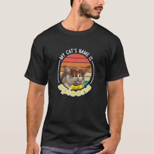T-shirt Le nom de mon chat est Spleens