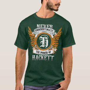 T-shirt Le Nom Du Hacket Chemise Ne Sous-Estime Jamais La 