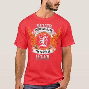 T-shirt Le Nom Leger Shirt Ne Sous-Estime Jamais Le Pouvoi