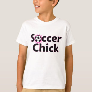 T-shirt Le nom/nombre de joueur de poussin du football