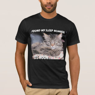 T-shirt Le nombre grincheux de sommeil d'ange est midi