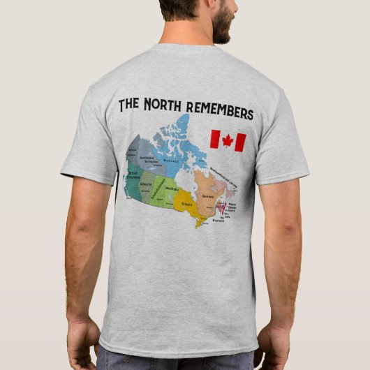 T-shirt Le Nord se souvient (Dos)