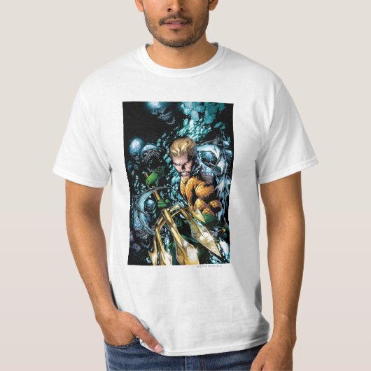 T-shirt Le Nouveau 52 - Aquaman #1 (Devant)