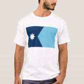 T-shirt Le nouveau drapeau de l'État du Minnesota (refonte (Devant)